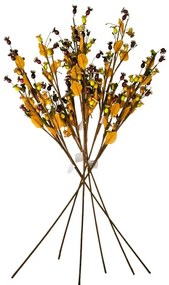 Set of branches Snow-covered rosehip 89 cm, 6 pcs