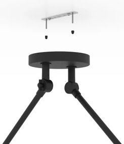 Lustră pe tijă Eglo 390199 PISTUNIO 2xE27/40W/230V maro