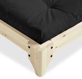 Pat matrimonial din lemn masiv de pin cu somieră 180x200 cm Elan – Karup Design
