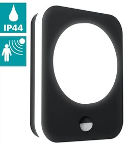 Aplică LED de exterior cu senzor MADRIZ LED/9W/230V IP44 Eglo 99584