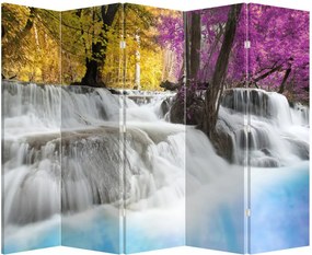 Paravan - Erawan cascadă în pădure (210x170 cm)