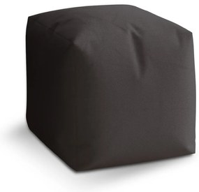 Taburet Cube charcoal, antracit