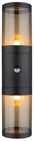 Aplică de exterior cu senzor XELOO 2xE27/40W/230V IP44 Globo 32014-2BS