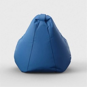 Fotoliu Nirvana Hobbit Pufrelax, Material Piele ecologica - Blue