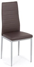 RESIGILAT - Scaun bucatarie din piele ecologica BUC 263 maro