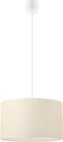 Lustră pe cablu SIRJA PLISADO 1xE27/15W/230V Ø 35 cm crem