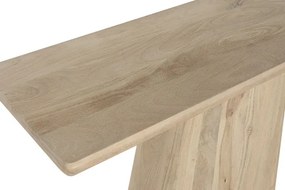 Consolă modernă interior natural din lemn de mango cu structură din lemn, "Navaro"