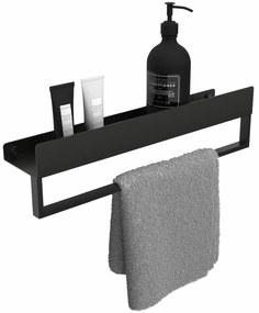 Raft pentru baie negru mat SF01 45cm