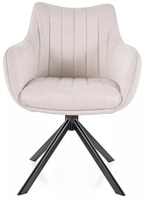 Scaun rotativ Azalia velvet bej deschis Blu30
