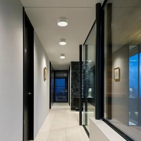 Plafonieră LED LED2 BUTTON LED/17W/230V argintie