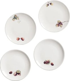Set 4 farfurii desert fructe de toamna D20.5 cm, Carouge