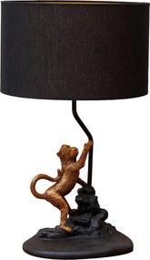 Lampa de masa, cu abajur din bumbac, Monkey