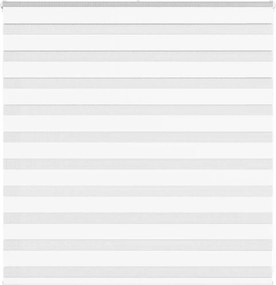 vidaXL Jaluzea tip zebra alb lățime țesătură 145,9 cm poliester