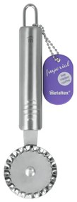 Tăietor aluat din oțel inoxidabil Metaltex Pastry, lungime 19 cm