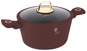 Oală cu capac 24 cm, 4.1L – Berlinger Haus BH8041, Leonardo Collection, potrivită pentru plită sau cuptor