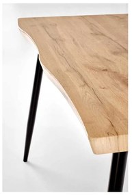 Set masă și scaune Pavia 4+1, lemn natural / gri