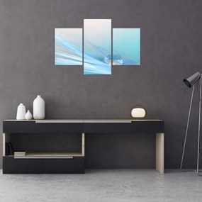 Tablou - Picătură albastră (90x60 cm)