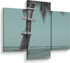 Tablou - Palma în Caraibe (90x60 cm)