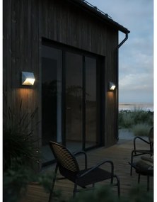 Nordlux - Aplica de perete pentru exterior PONTIO 2xGU10/25W/230V IP54 argintie