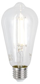 Bec LED E27 reglabil ST64 transparent 7W 806 lm 2700-6500K Zigbee