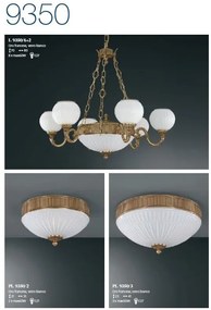 Plafoniera clasica din alama design italian 9350