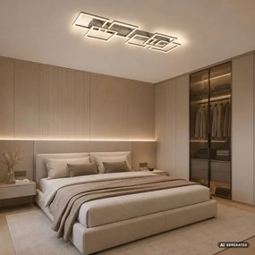 Rabalux 71500 - Plafonieră LED reglabilă FATMA 40W/230V 3000-6500K 33x100 cm bej+telecomandă