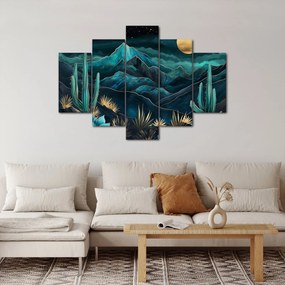 Tablou - Noapte turcoaz (150x105 cm)