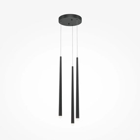 Suspensie Cascade MOD132PL-L18BK Maytoni LED, Negru, Germania