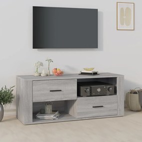 823105 vidaXL Comodă TV, gri sonoma, 100x35x40 cm, lemn prelucrat