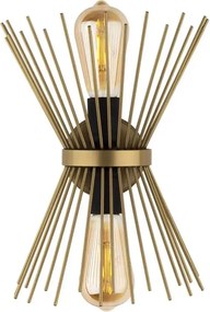 Aplica perete negru-auriu homs ro11186