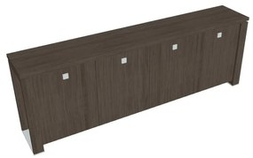 Dulap mic Verno+ 260 x 46 x 90 cm, stejar antracit