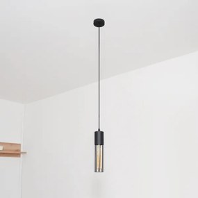 Lustră pe cablu MELODY 1xE27/15W/230V negru
