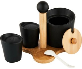 Set de condimente Florina Adria, negru