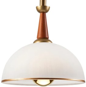 Lustr retractabil CHIARA 1xE27/60W/230V maro închis/fag