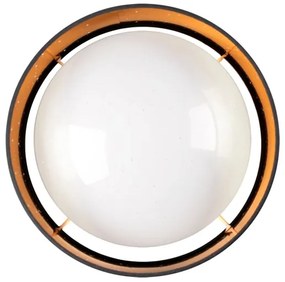 Plafonieră LED TULUZA LED/24W/230V d. 40 cm negru