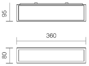 Redo 01-1234 - Aplică de perete pentru baie EGO LED/12W/230V IP44 crom