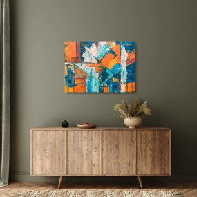 Tablou pe sticlă - Abstract (70x50 cm)