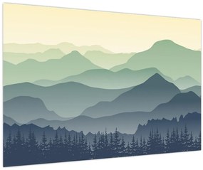 Tablou - Muntele Pădure (90x60 cm)