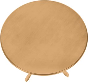 Masă de sufragerie, rotundă, stejar deschis, diametru 106 cm, TABLOS