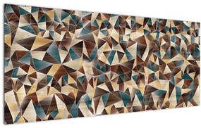 Tablou - Triunghiuri (120x50 cm)