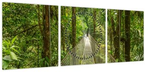 Tablou - Pod suspendat (cu ceas) (90x30 cm)