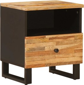 vidaXL Dulap pentru pat Maro 40 x 33 x 46 cm Lemn de mango solid
