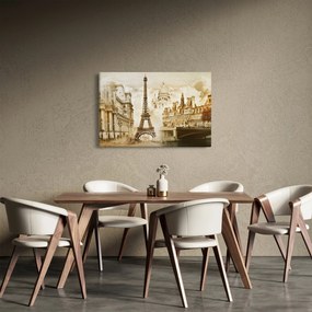 Tablou - Monumente din Paris (90x60 cm)