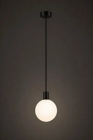 Argon 9005 - Lampă suspendată de exterior pe cablu ORE, 1xG9/6W/230V, neagră