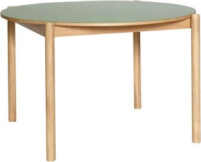 Masă de dining rotundă din lemn de stejar ø 115 cm Oblique – Hübsch