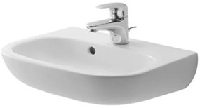 Lavoar baie suspendat Duravit D-Code 45x34 cm, cu preaplin