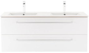 Dulap inferior Vario Clam 120 cu lavoar stejar-alb