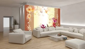 Fototapet - Arta din flori - abstact (152,5x104 cm)
