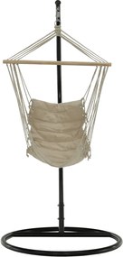 Scaun balansoar suspendabil, alb, PLATO NEW