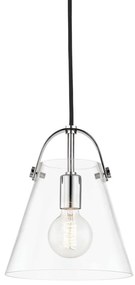 Pendul design modern KARIN small, nichel lucios